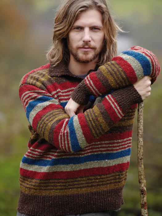 ニットニードルを持つ男性のための編みは、有用で人気のある活動です